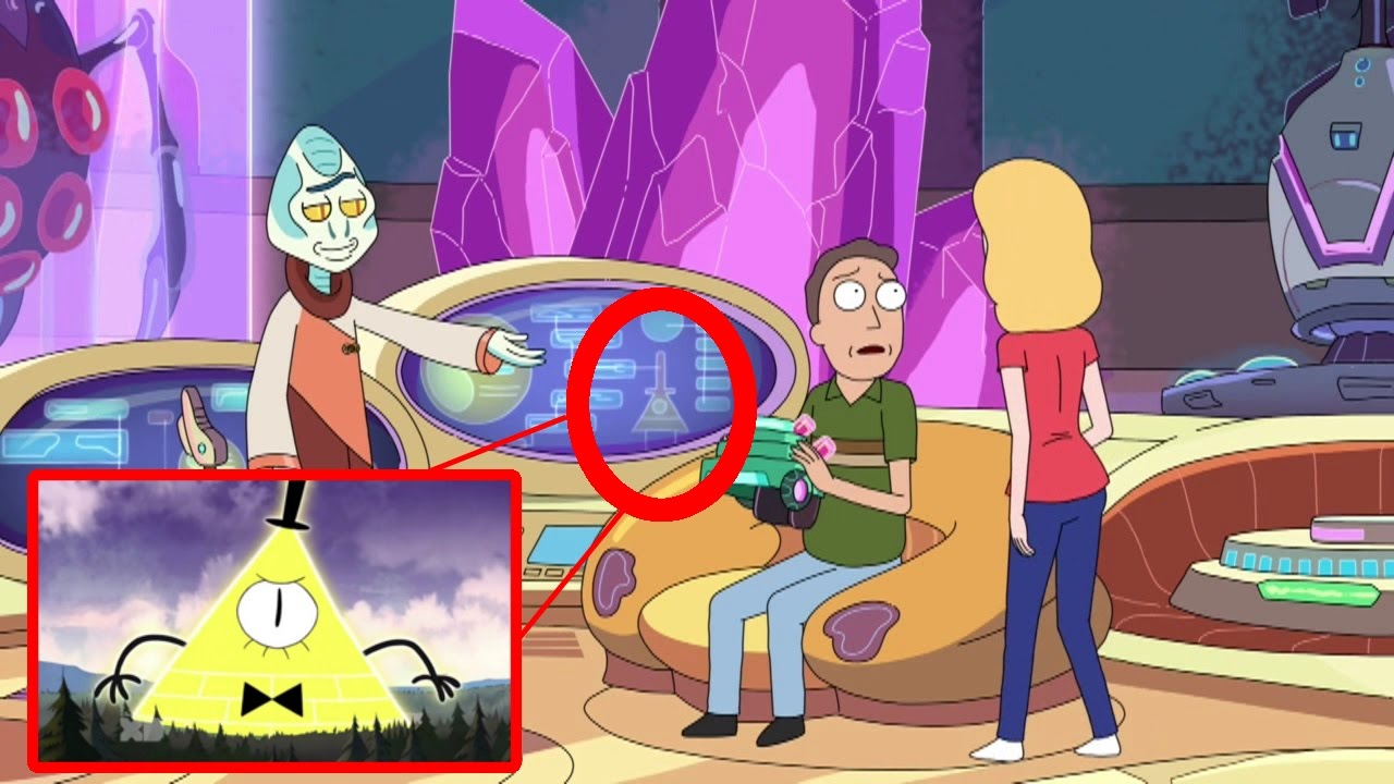 ¿bill Cipher De Gravity Falls En Rick Y Morty ¿verdad O Falso Youtube 