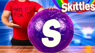 Я Сделал Гигантский Skittles Весом 78 Килограмм.