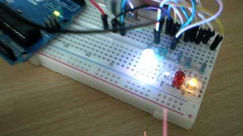 Arduino UNO R3 - Simple multicolor stroboscope