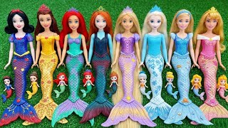 Elsa Doll Dress Transformation ~ DIY Miniature Ideas for Barbie~ Wig, Dress, Faceup, and More! Dolls