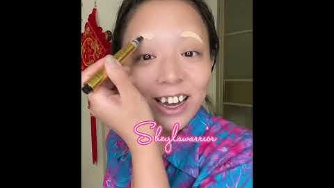 Maquillaje asiático , increíble cambio ! #shorts