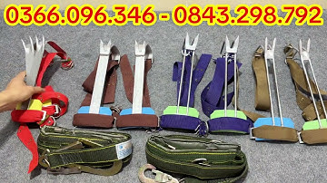 Guốc Trèo Cây , Dụng Cụ Trèo Cây 2 Đinh mới nhất 2025 - An Toàn , Không Tốn Sức | Cựa Leo Cây Giá RẺ