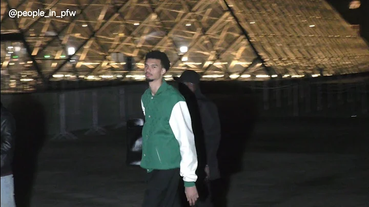 Victor Wembanyama - Louis Vuitton Menswear FW25/26 fashion show in Paris - 21.01.2025