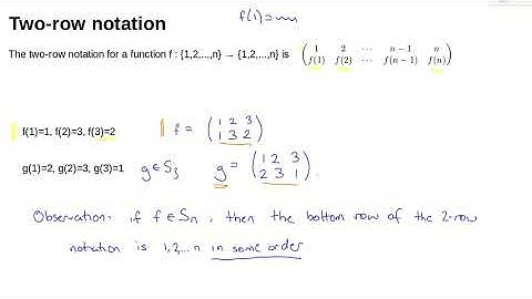 MATH0005 L14a: introduction to permutations