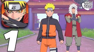 NARUTO SLUGFESTX Gameplay Walkthrough Part 1 Story Chapter 1 (iOS, Android) screenshot 4