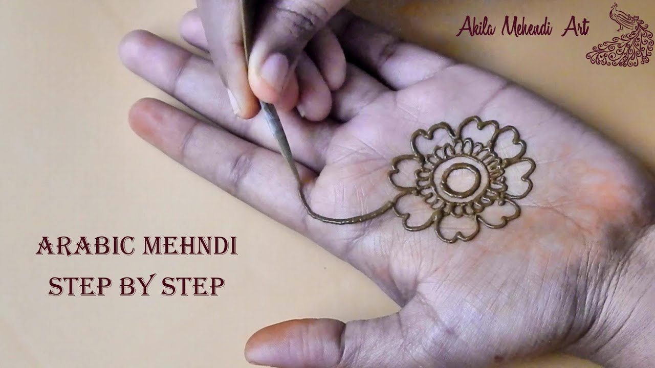 Easy Arabic Mehndi Design Front Hand Simple Mehendi Youtube