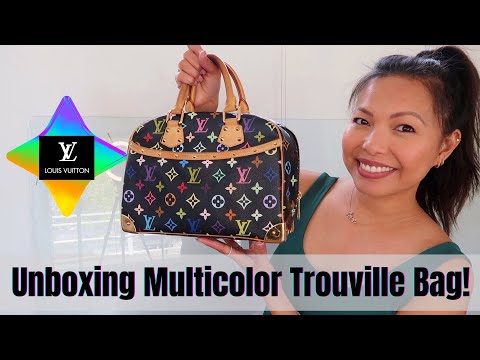 Unboxing my Unicorn Bag! The Louis Vuitton Multicolor Trouville 