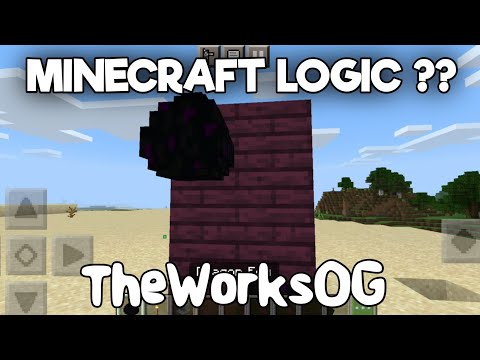 Minecraft Logic that does not make any sense ! #shorts