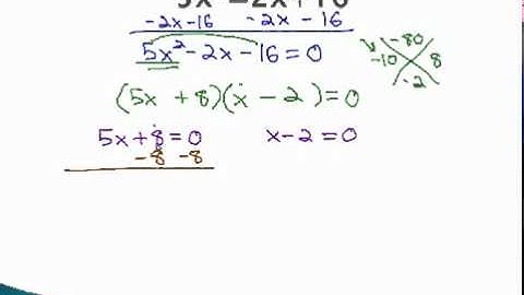 Solve by Factoring - Make Equal to Zero - YouTube.mp4