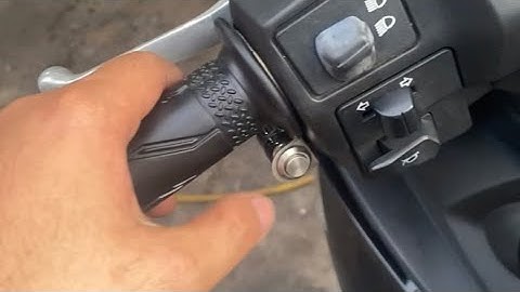 Công tắc passing inox gắn ghi đông cho mọi loại xe máy