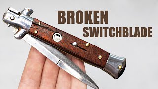 Italian Stiletto Switchblade Knife Restoration