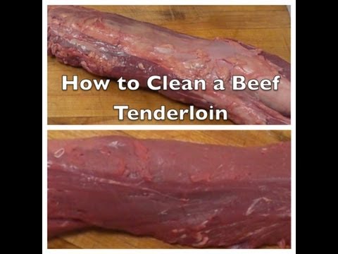 How To Clean A Beef Tenderloin How To Prep Beef Tenderloin Cooking School Butchering-11-08-2015