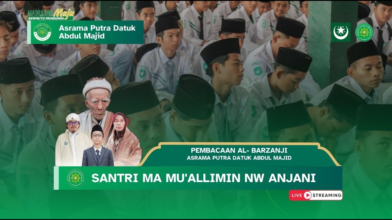 LIVE| PEMBACAAN AL- BARZANJI || ASRAMA DATUK ABDUL MAJID