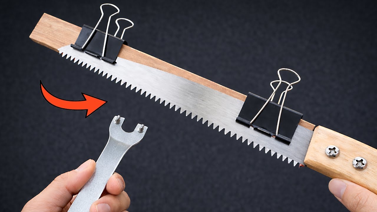 How to Sharpen a Saw Blade to Razor-Sharpness – Quick, Simple, and ...