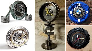 Creative Clock Ideas That You Can Make With Old Vehicle Spare Parts