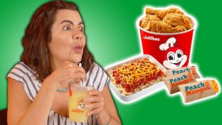 Mexican Moms Try Jollibee for the first time!