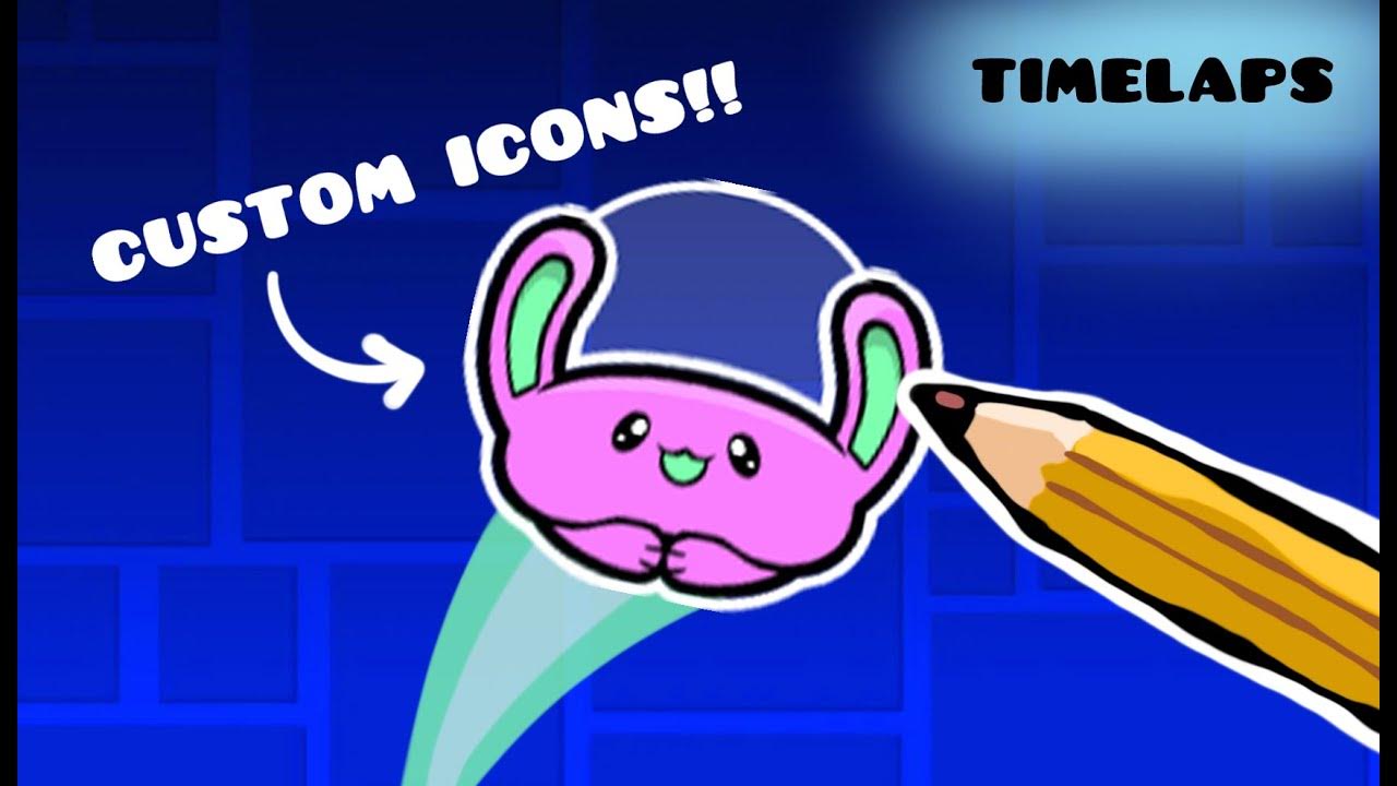 Making geometry dash icon at 3am you wont believe what happened do