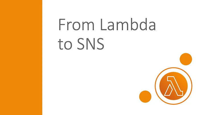 Sending messages to SNS from AWS Lambda