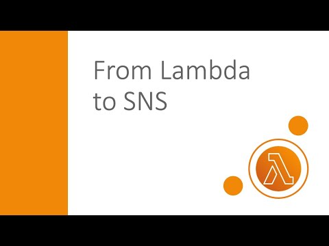 Sending messages to SNS from AWS Lambda