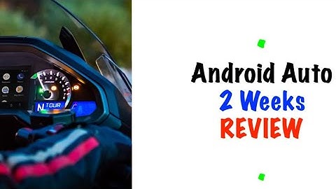 Android Auto 2 Weeks Review On My 2020 Honda GoldWing Tour DCT