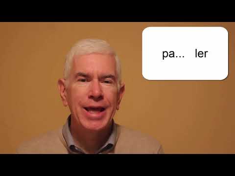 French pronunciation of 'parler' and 'je parle'