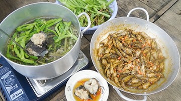 "Bữa Cơm Cuối Mùa Nước Nổi" Cá Chốt Kho Tiêu, Canh Chua Cá Trê Trắng | Nét Quê #574