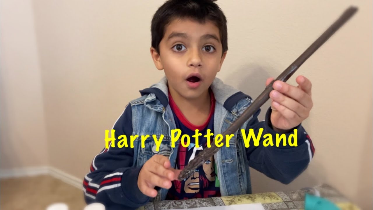 DIY How to make a paper Harry Potter Wand YouTube