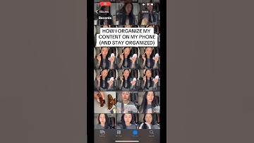 How I organize phone footage for content creation ✨🎞️ #smallbusiness #contentcreator