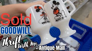 SOLD | Saturday at GOODWILL | Thrift With Me + Antique Mall | Reselling