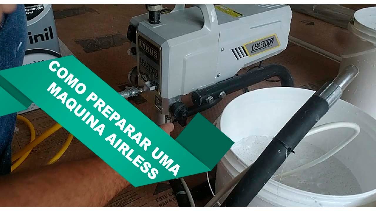 Como Preparar Maquina Airless pra Pintura