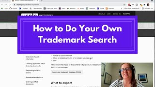 How to Do Your Own Trademark Search | Trademark Search Without an Attorney | DIY Trademark screenshot 2