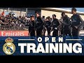 Real Madrid open training at the Alfredo Di Stéfano