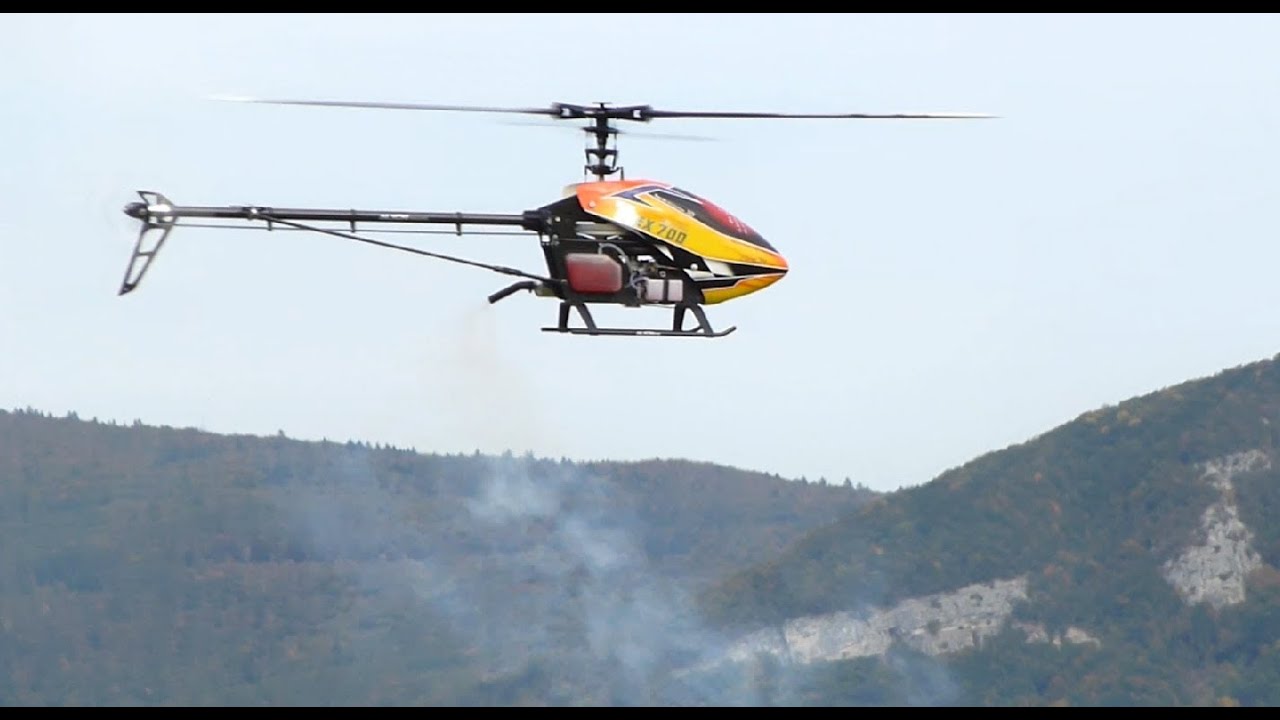 HELICO TREX700 accrobaties aériennes HELICOPTER MOTOR THERMIQUE