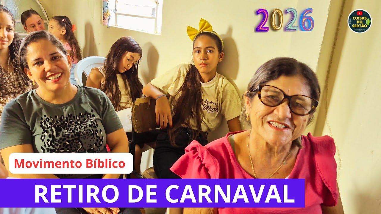 Fui ao Retiro de Carnaval Religioso com o Movimento Bíblico de Fazenda Nova. 