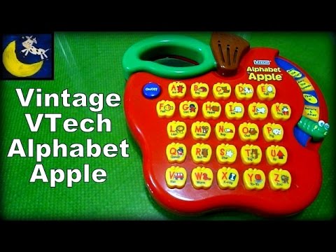 Vintage VTech Alphabet Apple Pad Review