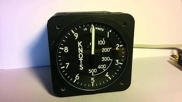 Caravelle Airspeed Indicator - Ready for simulator use