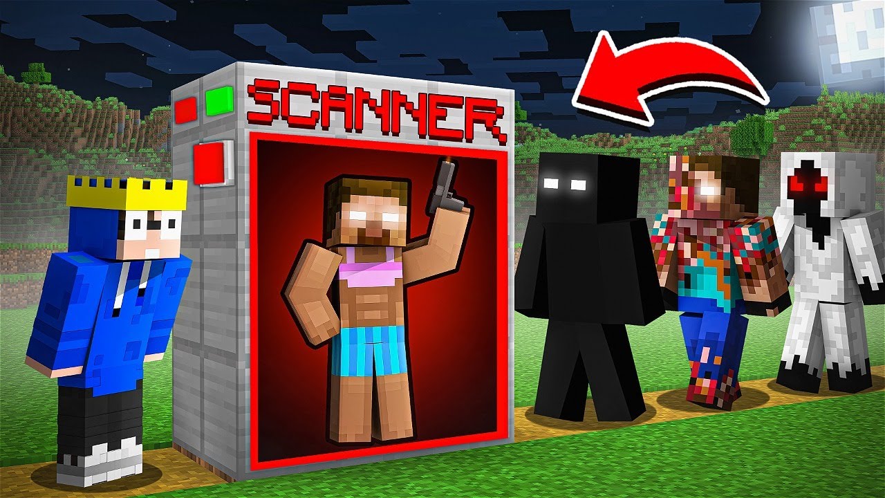 Minecraft Entity Hidden Using a SCANNER to Find Scary Entitie's Secrets in Minecraft.. - YouTube