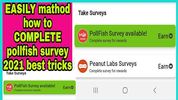 HOW TO COMPETE POLLFISH SURVEY ON WOWAPP BEST TRICKS2021
