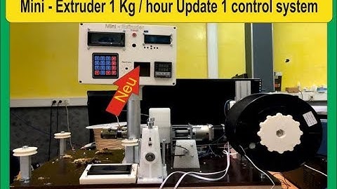 DIY 3D Printing Filament 1 kilo / hour # 1/ 10 New Control System