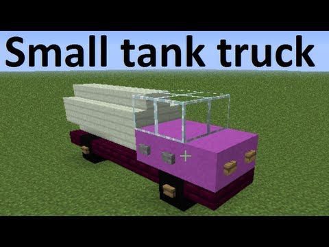 Minecraft vehicles Small tank truck (CZ) - YouTube
