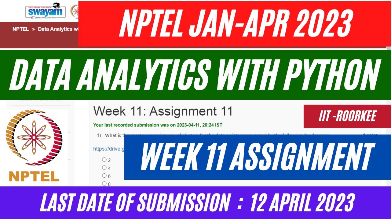 data analytics with python nptel assignment 1 solutions 2023