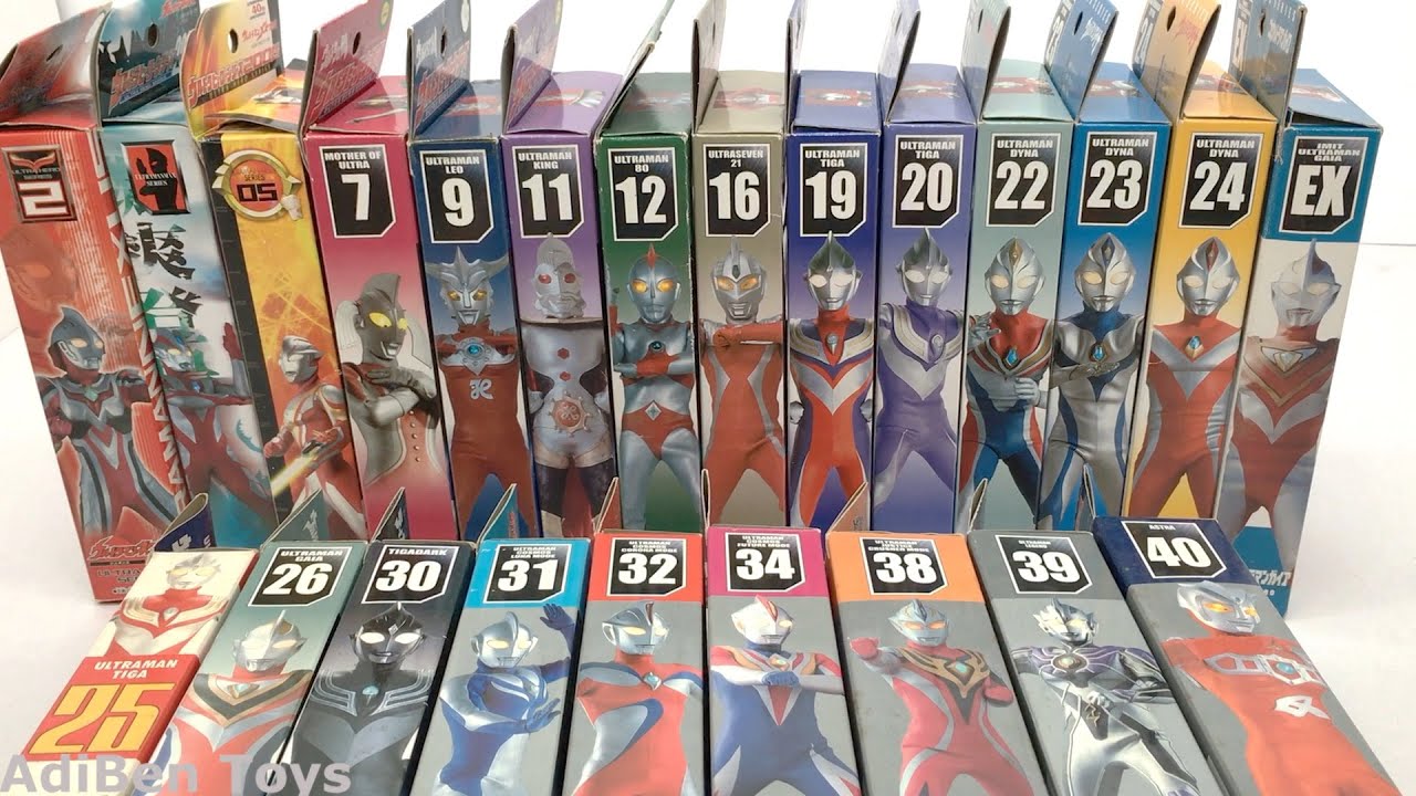 22 Mainan Ultraman, siapa ultraman favoritmu?