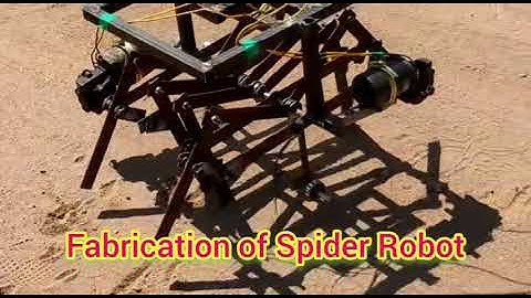 Fabrication of Spider Robot || 8 Leg walking robot