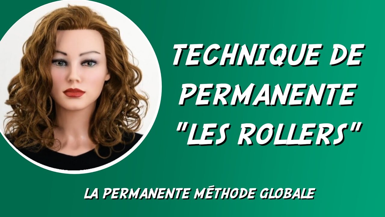 La permanente - Technique d'enroulage avec des bigoudis Rollers