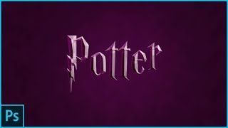 How To Make Harry Potter Text Effect Using Photoshop