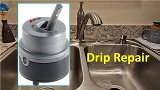 Delta Faucet Single Handle Valve Cartridge Replacement  Stop Dripping  Quick!