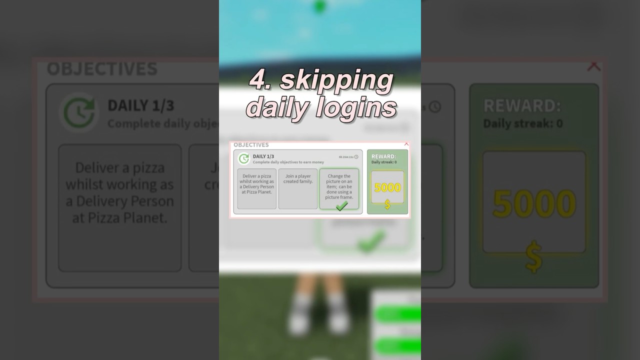 4 Things You Should NEVER Do in Bloxburg #roblox #bloxburg #robloxbloxburg #shorts