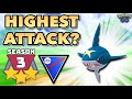 SHADOW SHARPEDO HAS INSANE ATTACK! (HIGHEST IN THE GAME?) GO BATTLE GREAT LEAGUE | Pokemon GO PvP