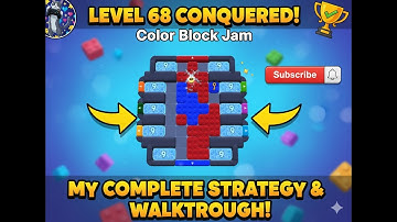Color Block Jam Level 68 Solution | Easy Strategy Walkthrough