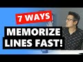 7 Easy Ways to Memorize Lines for Your Acting Audition | How to Read a Script and Memorize it FAST